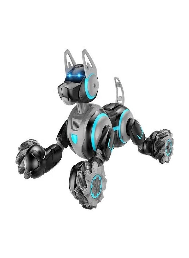 VIKINGS Remote Control Smart Robot Dog Toy with Light and Sound and Gesture Sensing Function for Kids (Multicolor) - Image 5